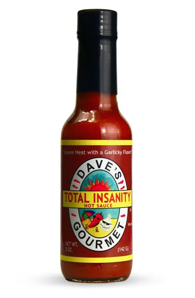Dave's total insanity hot sauce