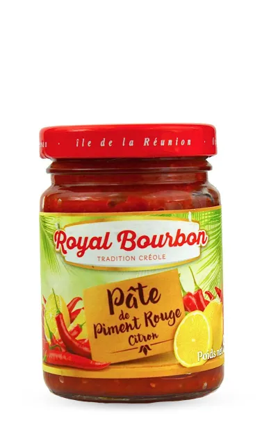 Red peppers lemon paste Royal Bourbon