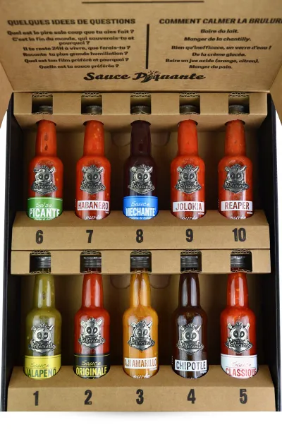 défi piquant 10 sauces Hellicious